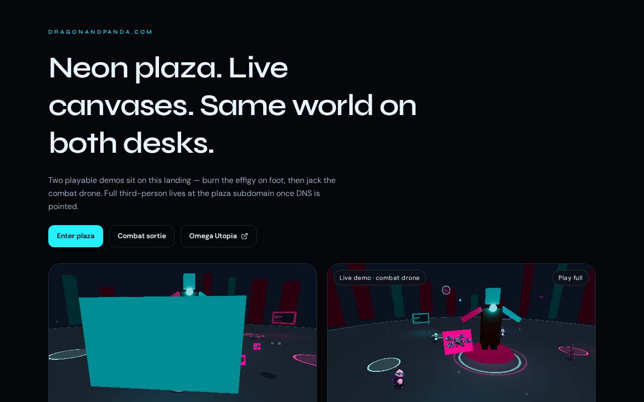 Plaza, earlier cut — the page as it looks right now
